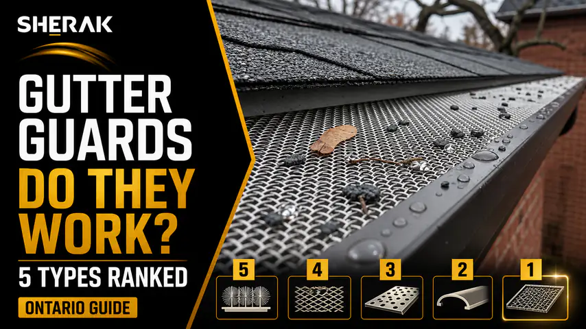 Watch: Do Gutter Guards Work? All 5 Types Measured (Ontario)