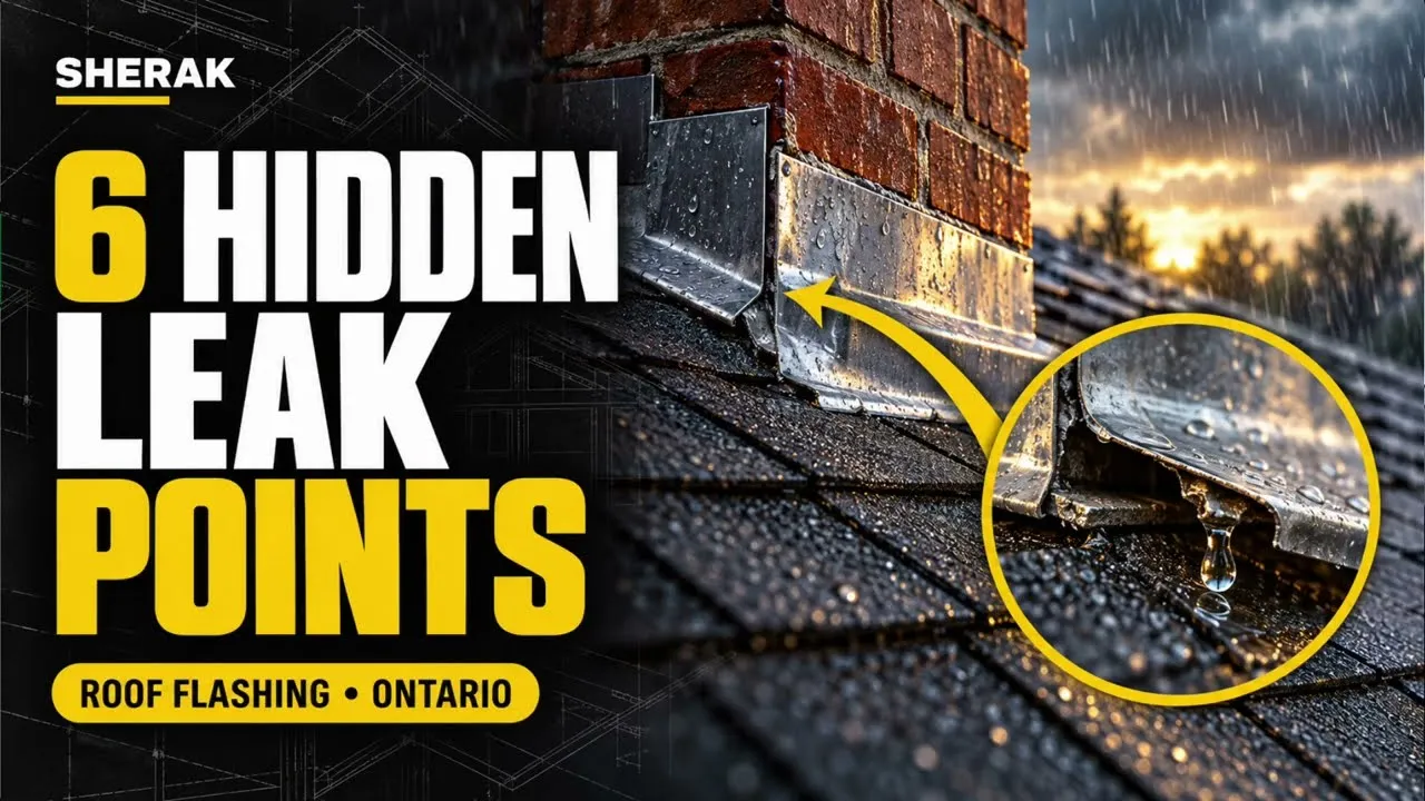 Watch: Roof Flashing in Ontario: The 6 Places Your Roof Actually Leaks