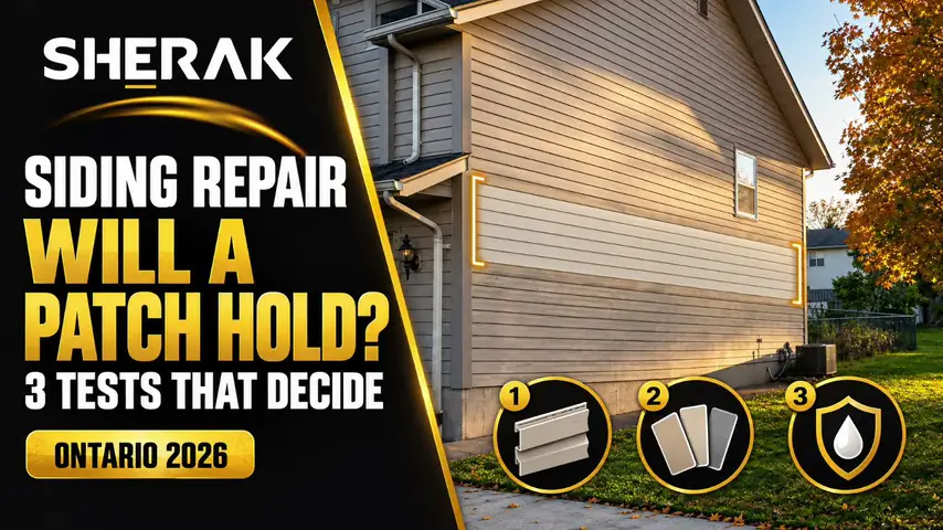 Watch: Siding Repair in Ontario: 3 Tests Before You Patch